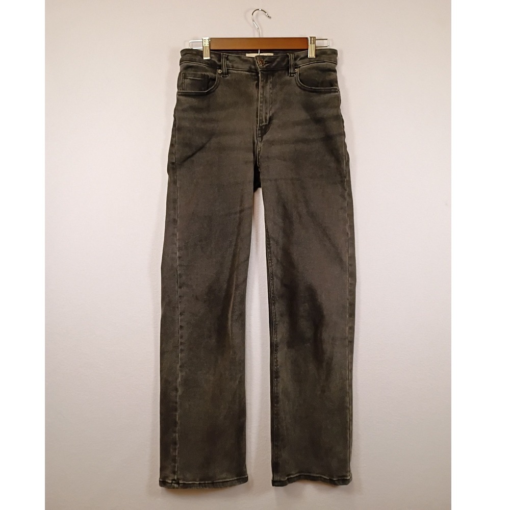 Retro 90s Ardene Womens Size 3 Washed Black High Rise Straight Leg Jeans